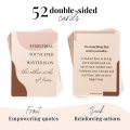 52 Cartes d'affirmation quotidienne positives inspirantes pour les adultes