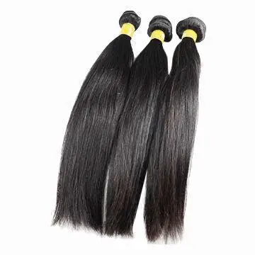Top Quality, No Chemical Processed, Full Cuticle, No Shedding, Peruvian Straight Hair Weave