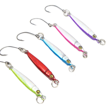 3+7 3G/5G Mini -Metall -Jigs zum Jigging und Gießen mit Haken