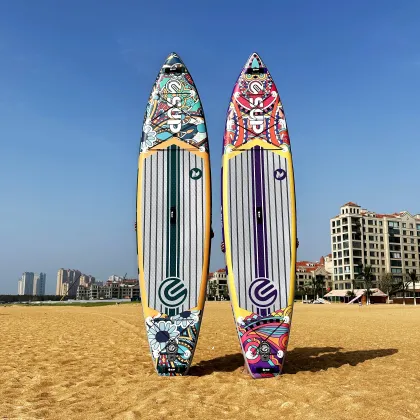 Sup Serf Surf Board: Solid Stand-Up Paddleboard with Backpack