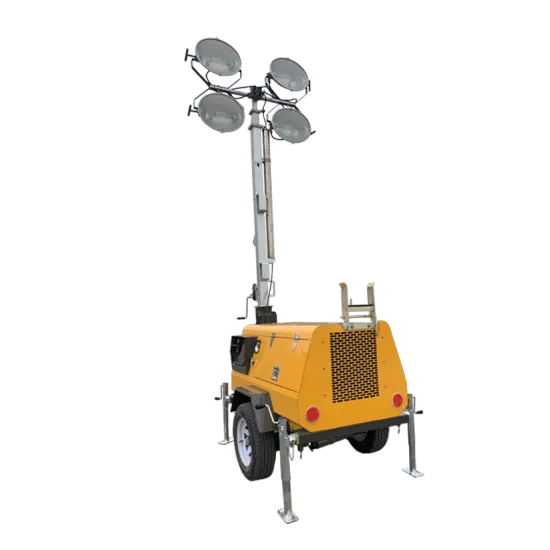 9 Meters Manual Light Tower with Flood Lights