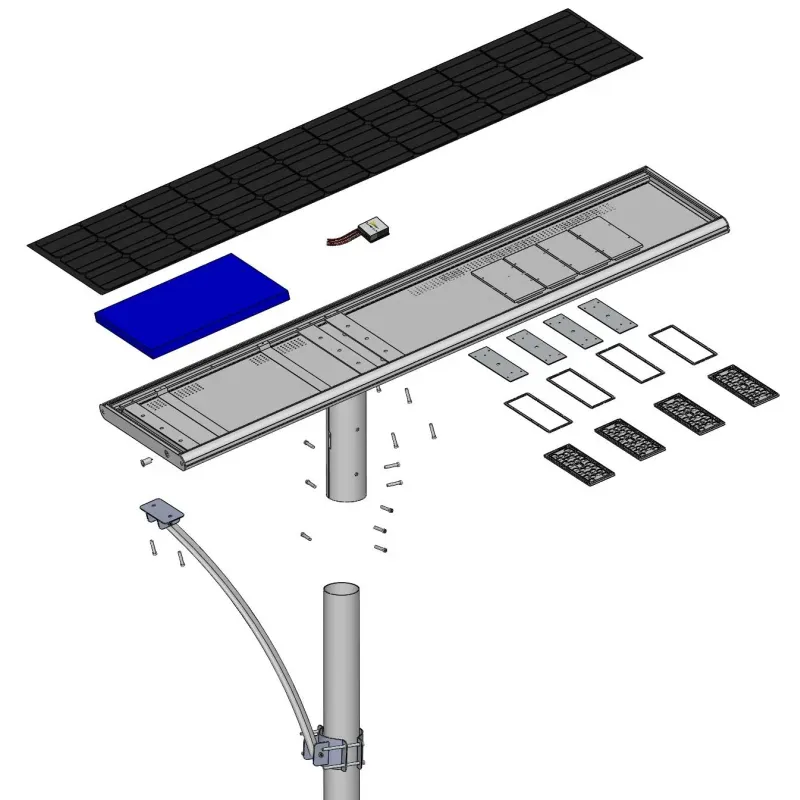 Solar LED Street Light 40W Split Type 12V 30W Yetrun 6000 Lumen, 48 Va

**Title Suggestion:**  
**Yetrun 40W Solar LED Street Light, 6000 Lumen, 12V 30W Split Type**