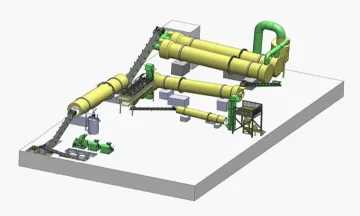 20000-300,000 ton per year NPK fertilizer production machine/NPK Rotary Drum dryer