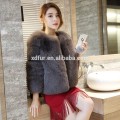 Vendita all&#39;ingrosso faux fox fur coat fox fur coat girls