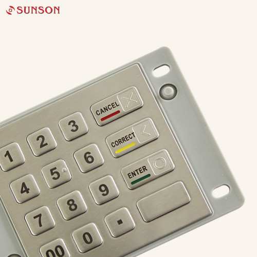 AES Encryption EPP Keypad For Bank Equipment