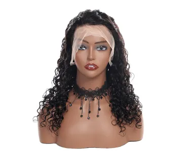 Transparent Pre plucked Virgin curly Wigs 100% Human Hair Lace Frontal Brazilian Human Hair HD Lace Frontal Wig