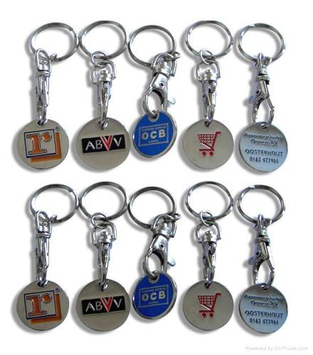 Promotional Customized Metal Keychain, Metal Epoxy Keyholder, Fashion Key Chain