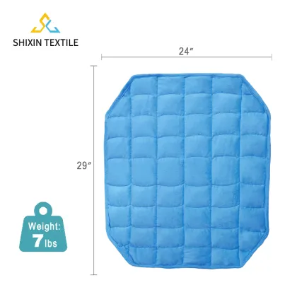 2023 Trending Customizable Weighted Sleep Lap Blanket: Blue Tie Dye Calm Weighted Blankets for Adult Therapy