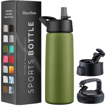 Botol Air Stainless Steel Terisolasi 1000ml Dinding Ganda Botol Perjalanan Lucu oleh Pemasok Terverifikasi
