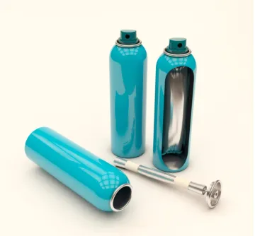 Empty bag-on-valve aerosol aluminum cans