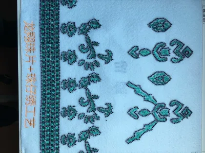 New special embroidery beaded patch chapter