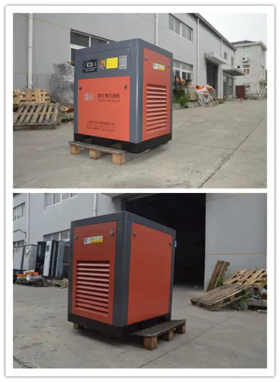 30KW 40HP Screw Belt Driven Air Compressor / Industrial Air Compressors High Power Compressor