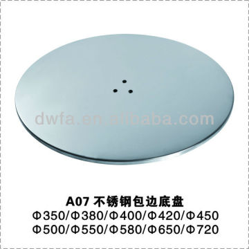 stainless steel base