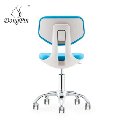 Adjustable Swivel Ergonomic Nail Salon Chair with Back for Massage and Office Use
