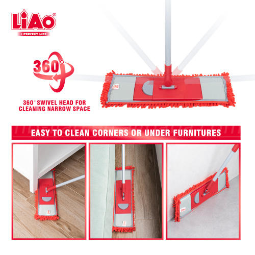 Esfregona plana de microfibra LA2209 LiAo Chenille