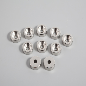 Permanent magnet disc shape countersunk magnet neodymium