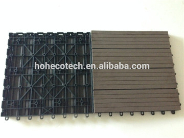 Green WPC deck Tile/comfortable and durable DIY snap-together Tile