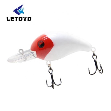 LETOYO 75mmクランクウォブラーハードベイトスピナー釣りルアー