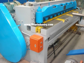 Mechanical plate shearing machine