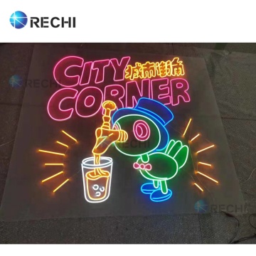 Customizable LED Neon Light Signs for Coffee Shops, Bars, and Cafés: Waterproof Acrylic Designs