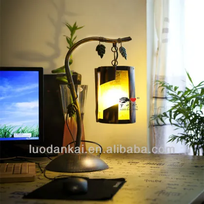 Chinese bamboo table lamp classic style
