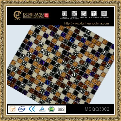 sicis resin mosaic colorful semi-precious stone