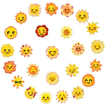 Wholesale Sun Smiley Shoes & DIY Removable Accessories