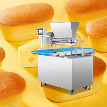 Fortune Cookie Machine: Chiffon Cake Machine & Cake Depositing Machine" 

However, to make it more concise and focused, you might consider:

"Cake Depositing Machine: Chiffon & Fortune Cookie Production" 

But if you need just one term that covers all, th