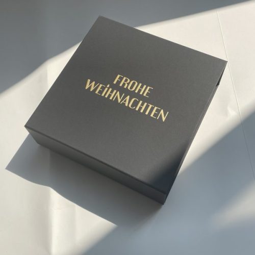 Custom Matte Black Gift Box with Magnetic