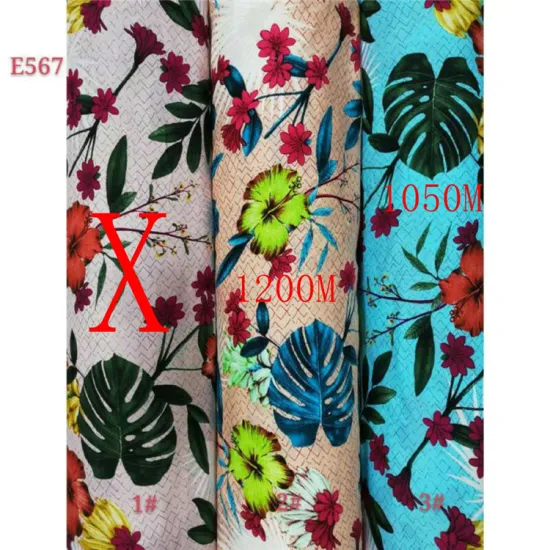 Stocklot SGS poplin rayon printed dress fabric