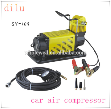 Portable 12v car air compressor, 72L/min air pump, 150 psi car tire inflator