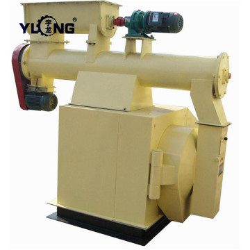 Yulong poultry feed pellet making machine with hopper