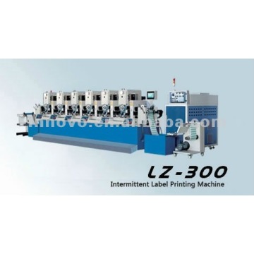 간헐적 인 6 색 라벨 인쇄 기계 (LZ-300)