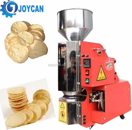 Crispy Rice Cracker Chips Cake Making Machine