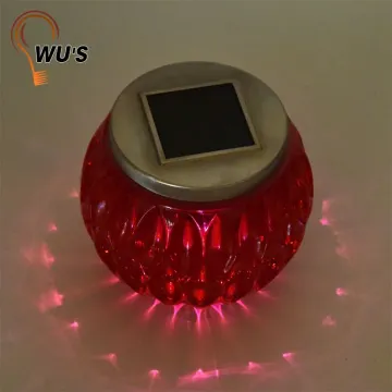 Popular for the market factory directly solar crackle ball lights