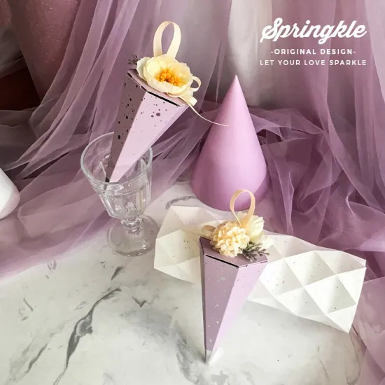 Customized Candy Box Ice Cream Wedding Gift Box