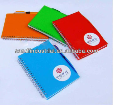 hard cover or PP cover Spiral notebook