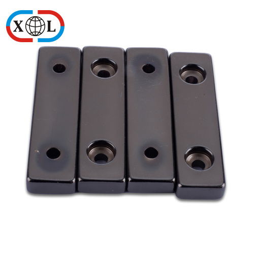 Customized Size Countersunk Screw Block Neodymium Magnet