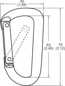 Steel C30 Carabiner and d carabiner hooks