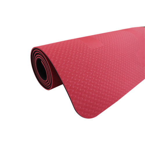 TPE Fittness Exercise Mat with Carrying Bag Non Slip for Home Gym