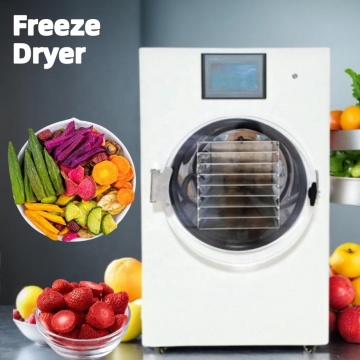 Commercial Tunnel Stainless Low Temperature Mini Vacuum Freeze Dryer Machine for Coffee and Candies | Trade Oven
