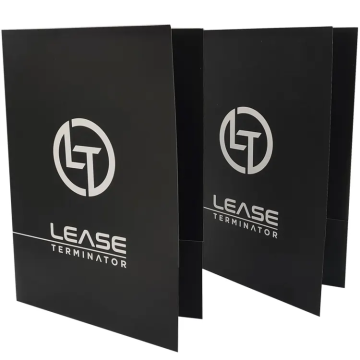 Custom Logo A4 A5 Office File Folders with Two Pockets - Wholesale Printing