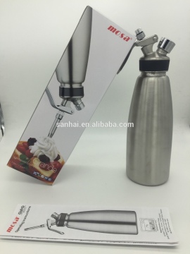 Cream Whipper (1liter /1 quart ) Professional Stainless Steel Whipped Cream Dispenser