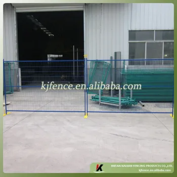 Construction site safety use PVC coated portable wire mesh fence