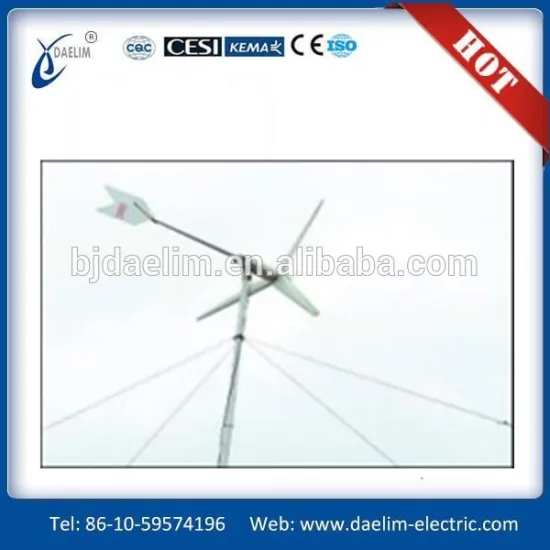 Top value Daelim 50kw hybrid solar wind power generator