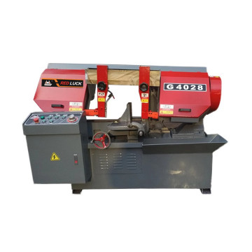 Horizontal metal cutting band saw