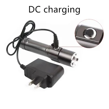 Customized Logo Maglite 18650 Rechargeable Mini Torch - Waterproof, Zoomable Pocket Flashlight for Bikes