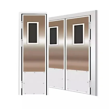 Automated Barrier-Free Traffic Doors for Safety in Commercial Kitchens