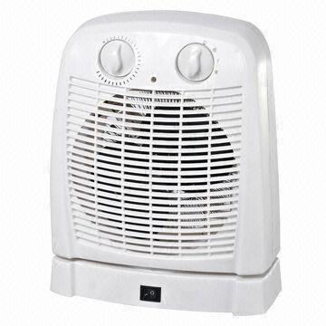 Fan heater, tip over switch, wide angle oscillation