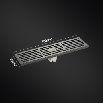 Customizable 400MM 304 Stainless Steel Hidden Extendable Anti-Odor Shower Drain
